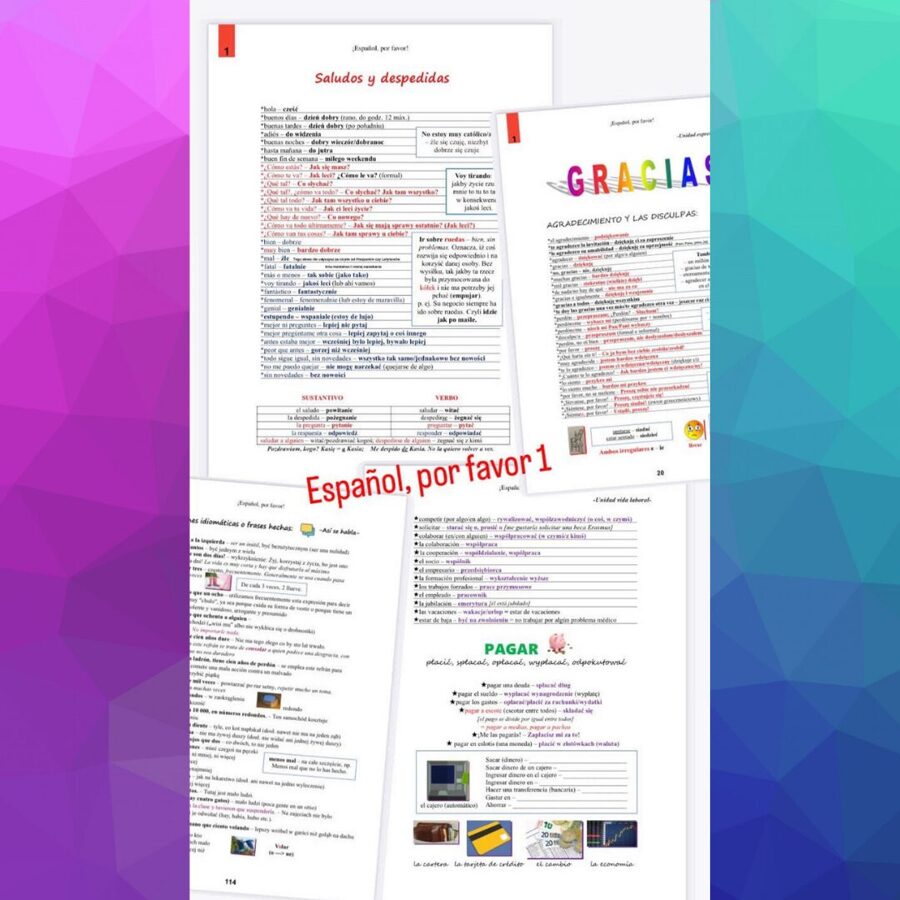 ¡Español, por favor! 1 - versión electrónica 300 stron e-book PDF (A2-C2)