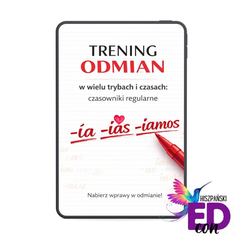 PDF ebook - ZESZYCIK ODMIAN DLA CZASOWNIKÓW REGULARNYCH (trening A2-B2)