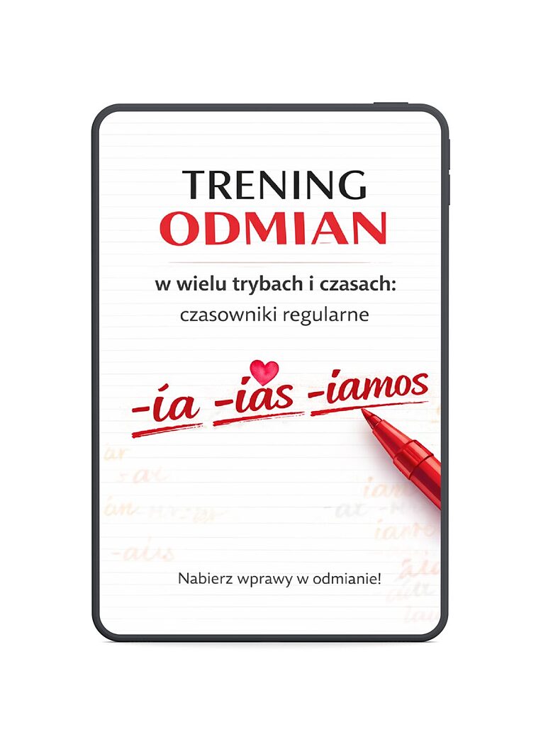 PDF ebook - ZESZYCIK ODMIAN DLA CZASOWNIKÓW REGULARNYCH (trening A2-B2)
