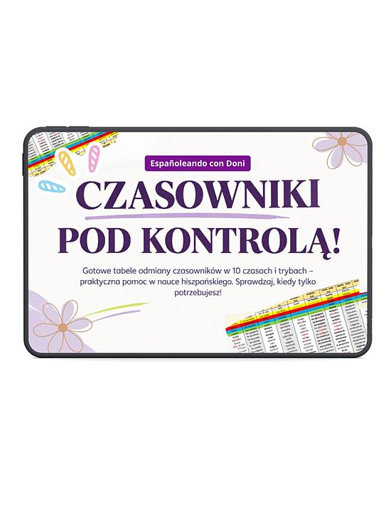 Czasowniki pod kontrolą – ściągawki z odmiany hiszpańskich czasowników (PDF)