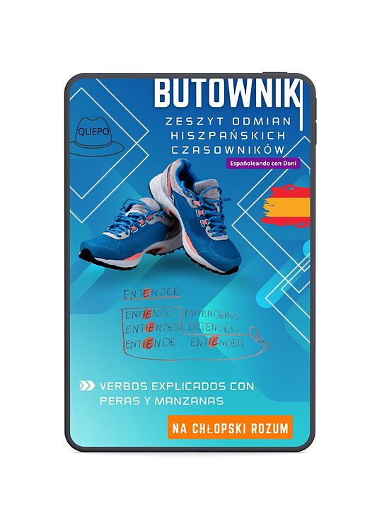 Butownik PDF E-book - odmiana czasowników nieregularnych w czasie teraźniejszym! (A1-B1)