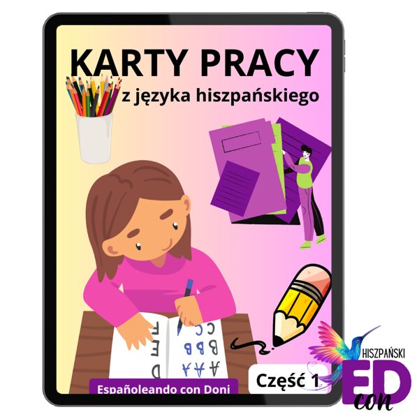 KARTY PRACY na lekcje hiszpańskiego, 181 stron (e-book)