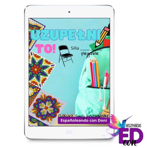 Uzupełnij to i odkurz swój hiszpański! E-book (PDF) B1-C1
