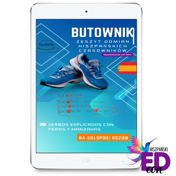 Butownik PDF E-book - odmiana czasowników nieregularnych w czasie teraźniejszym! (A1-B1)