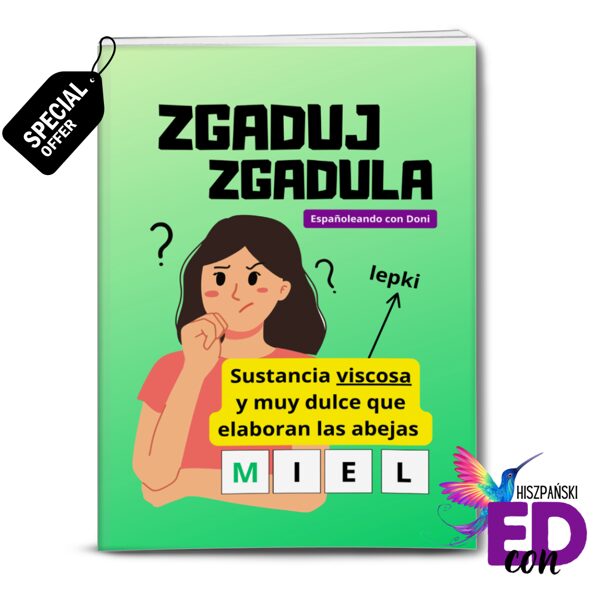 Książeczunia Zgaduj zgadula (słownictwo B1+, B2, C1) PAPIER